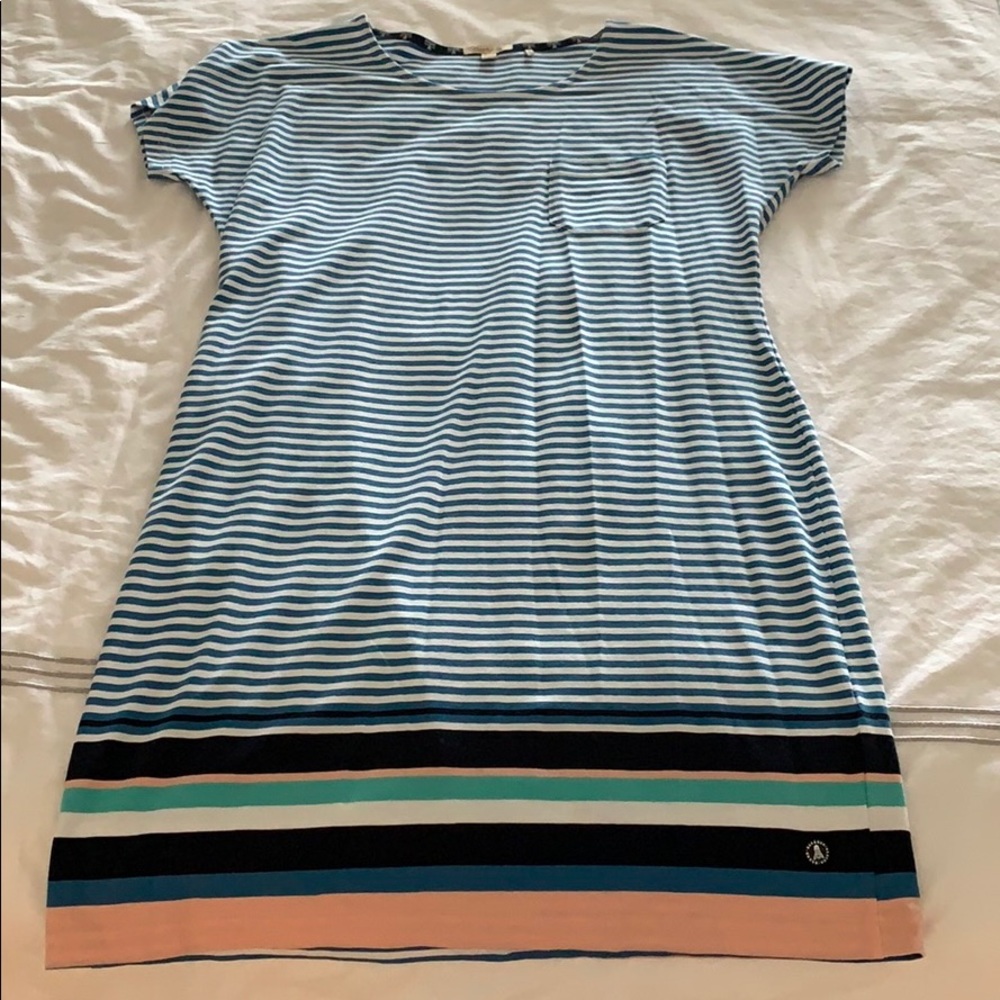 Striped Barbour tshirt dress
